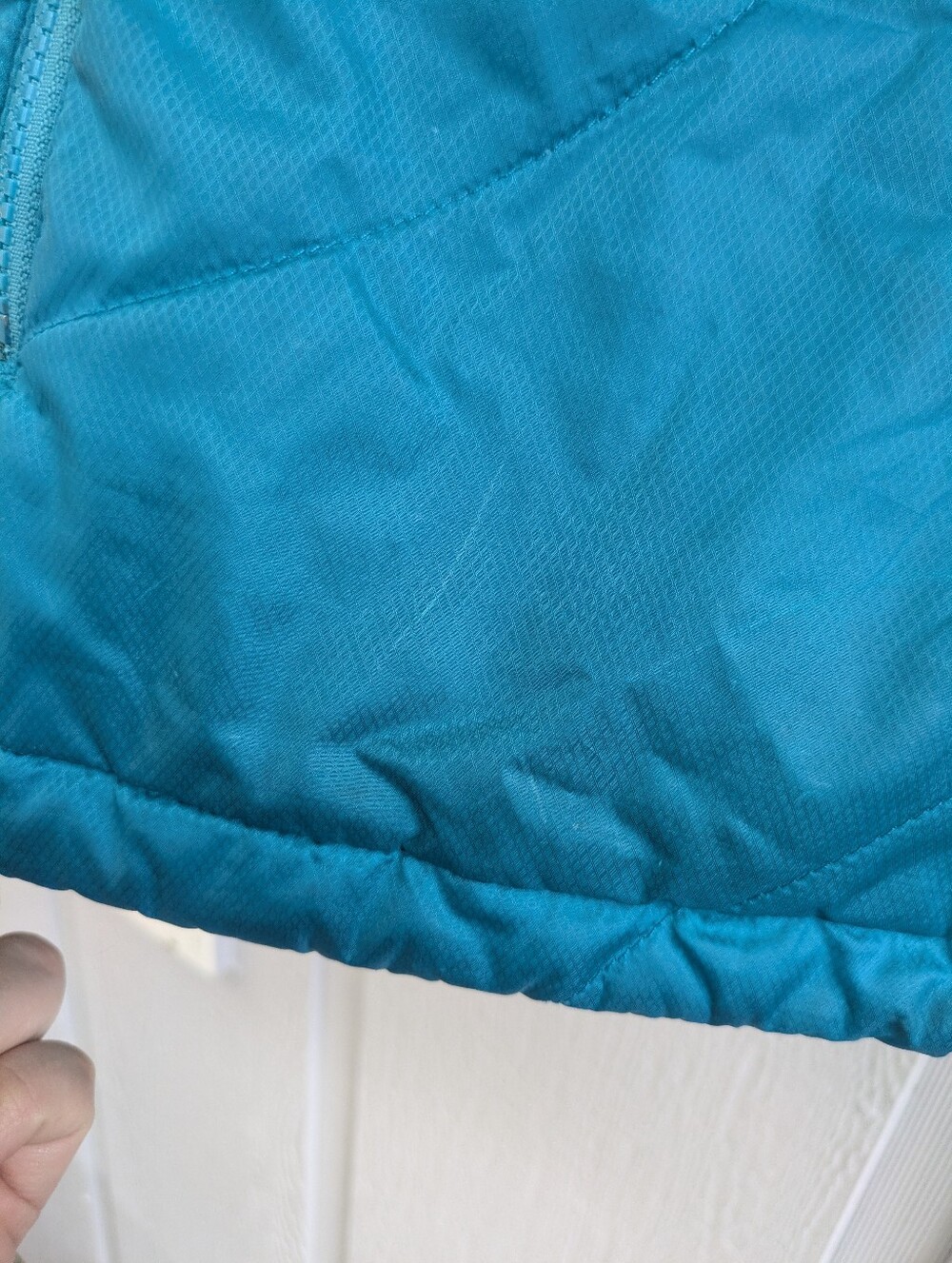 REI Teal Blue Puffer Zip Sleeve Polyester Fill Jacket - Picture 5 of 10